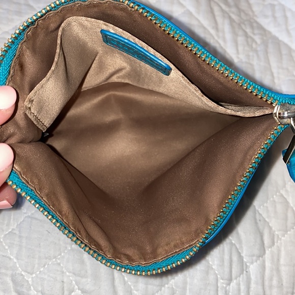 Teal Cole Haan Wristlet - Picture 5 of 5